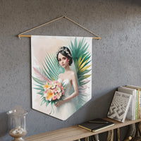 Tropical Bridal Pennant Wall Decor