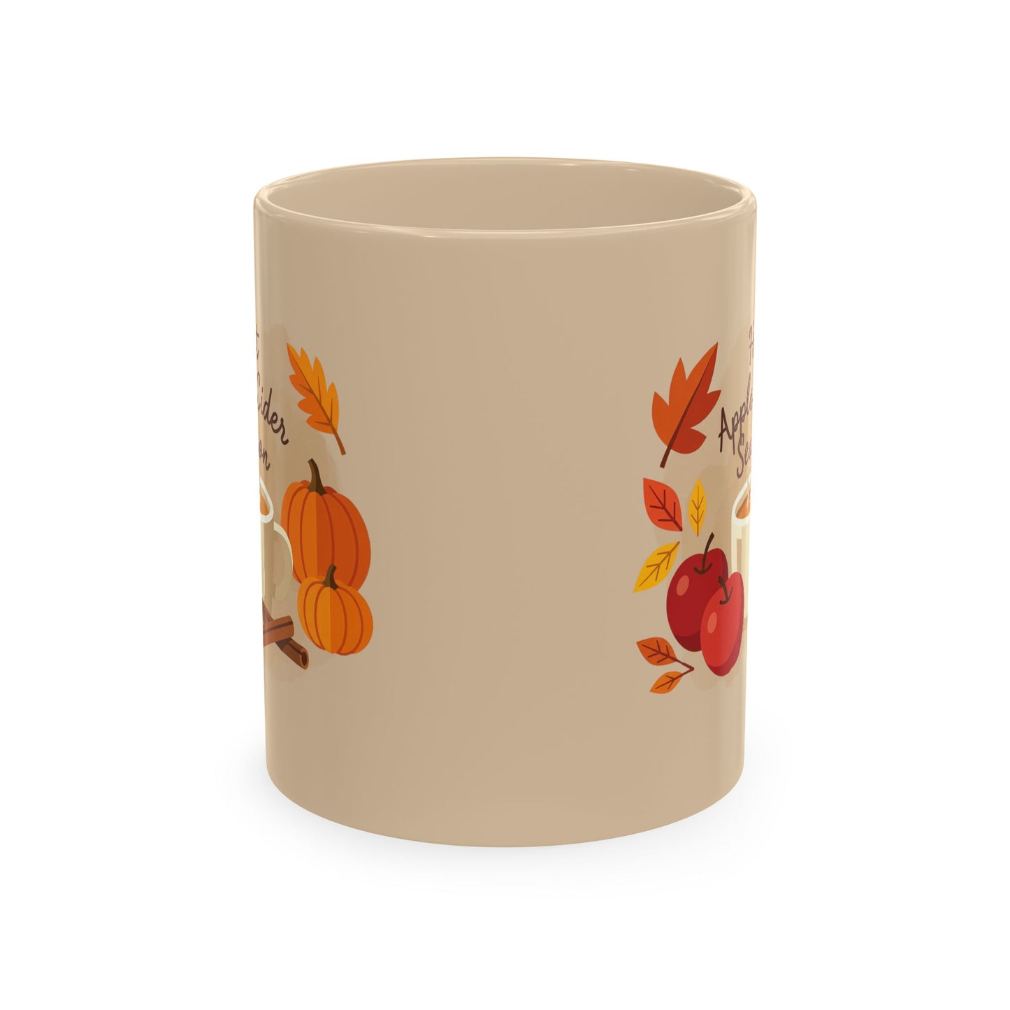 Hot Apple Cider Season Ceramic Mug