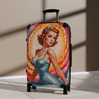 Retro Female Art Cabin Suitcase