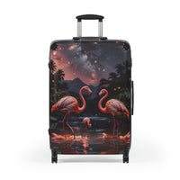 Flamingo Night Cabin Suitcase
