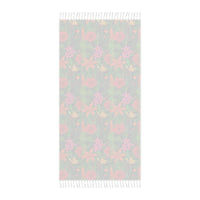 Tropical Bird of Paradise Flower Beach Towel