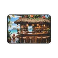 Tropical Island Beach Bar Desk Mat