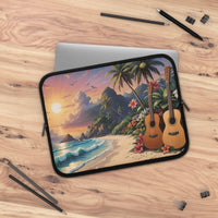 Tropical Beach Acoustics Laptop Sleeve