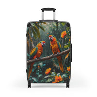 Tropical Parrot Cabin Suitcase