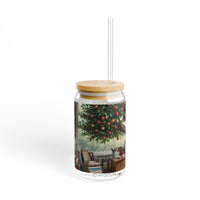 Cozy Study Corner Tree Sipper Glass
