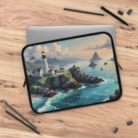 Coastal Farm Lighthouse Laptop Sleeve