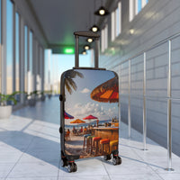Sipping Beach Getaway Travel Suitcase