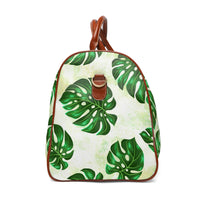 Tropical Monstera Waterproof Travel Bag