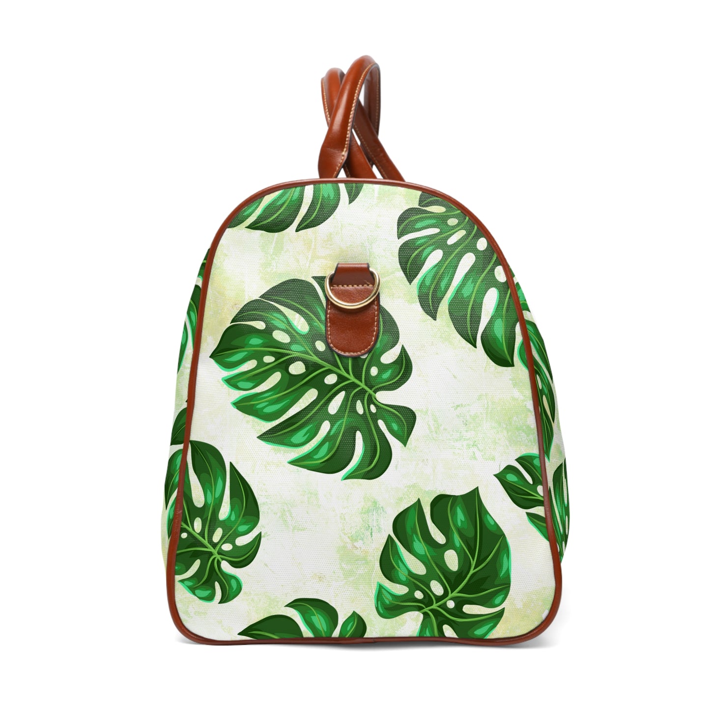 Tropical Monstera Waterproof Travel Bag