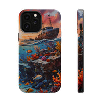 Vibrant Coral Reef Dive Magnetic Tough Phone Cases