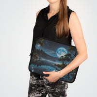 Serene Blue Moon Laptop Sleeve