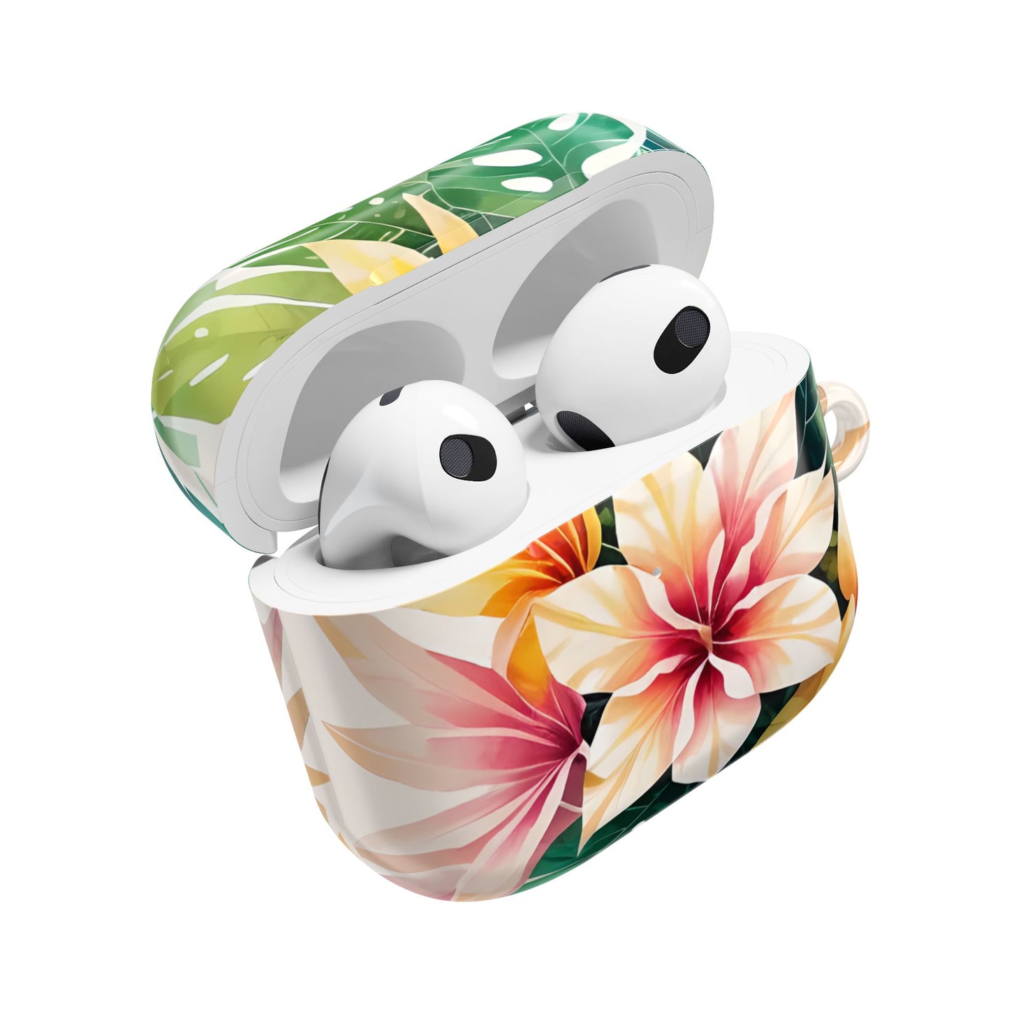 Hibiscus & Monstera AirPods Case