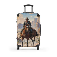 Old Western Travel Suitcase