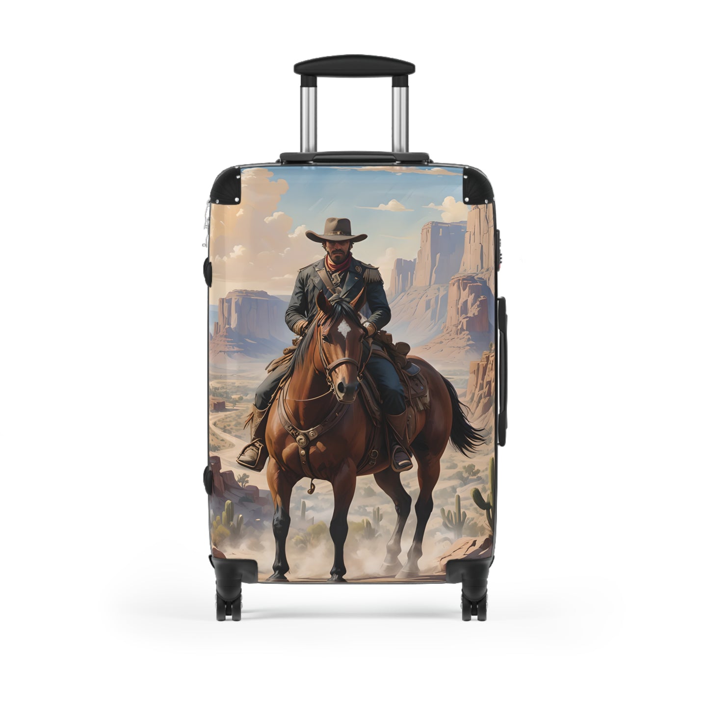 Old Western Travel Suitcase