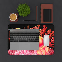 Vibrant Jellyfish Coral Desk Mat