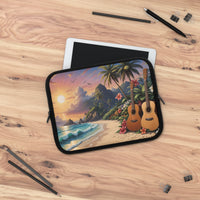 Tropical Beach Acoustics Laptop Sleeve