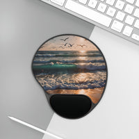 Ocean Waves Sunset Mouse Pad