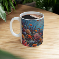 Underwater Coral Reef Ceramic Mug