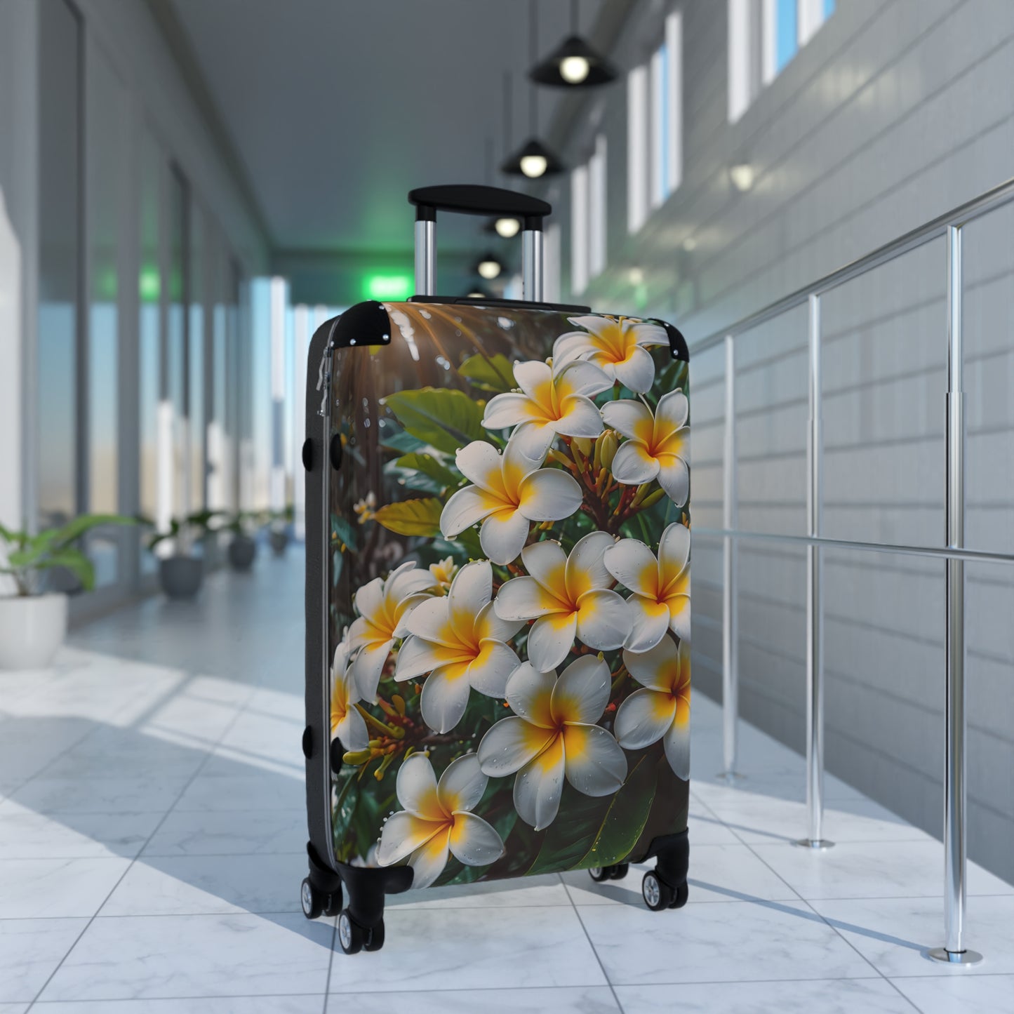 Plumeria Bloom Cabin Suitcase