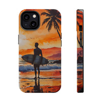 Tropical Sunset Surf Magnetic Tough Phone Case