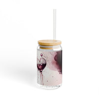 Artistic Portrait in Wine Sipper Glass