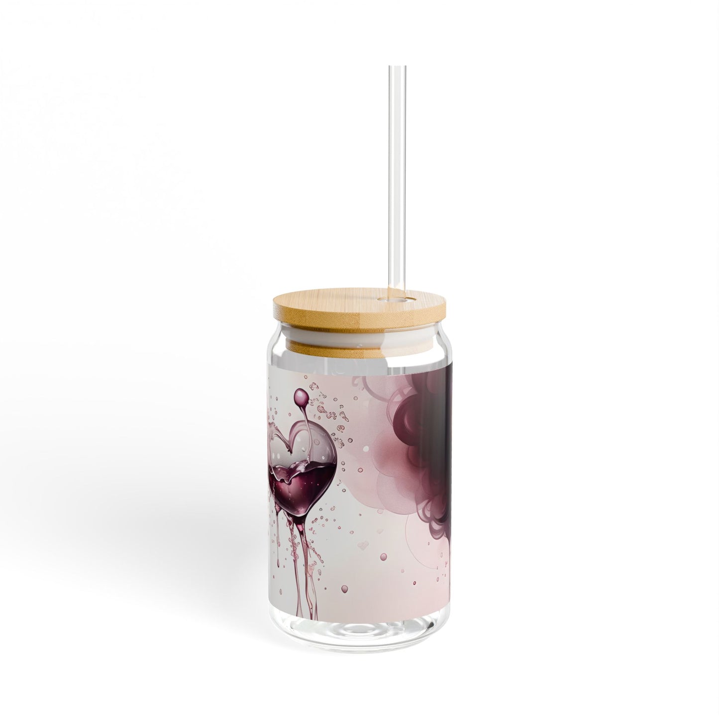 Artistic Portrait in Wine Sipper Glass