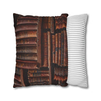 Rare Books on Book Shelf Pillow Cover