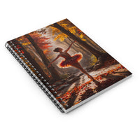 Autumn Ballerina Spiral Notebook Journal