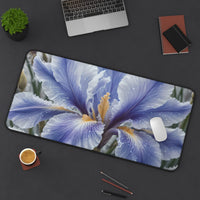 Iris Blossom Desk Mat