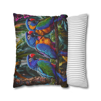Tropical Parrots Decorative Pillowcase