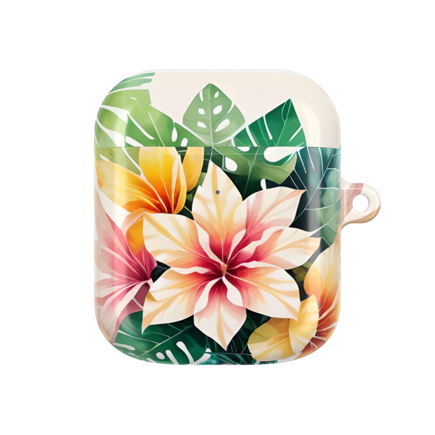 Hibiscus & Monstera AirPods Case