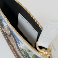 Tropical Paradise Beach Bar Mini Clutch Bag
