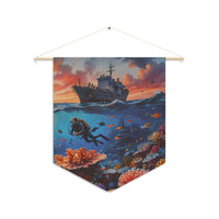 Underwater Diver & Ship Pennant