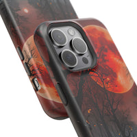 Red Moon Forest Magnetic Phone Case