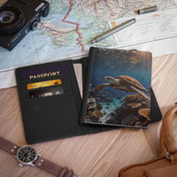 Sea Turtle Swimming Passport Cover