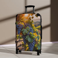 Wine Grapes Vineyard Cabin Suitcase
