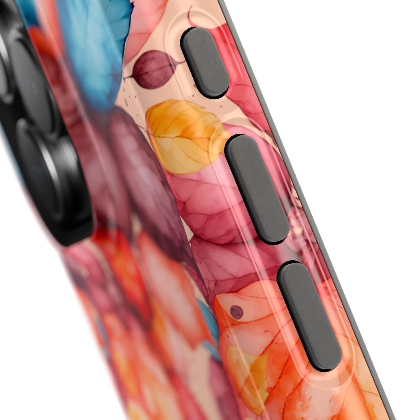 Watercolor Autumn Leaves Magnetic Phone Case