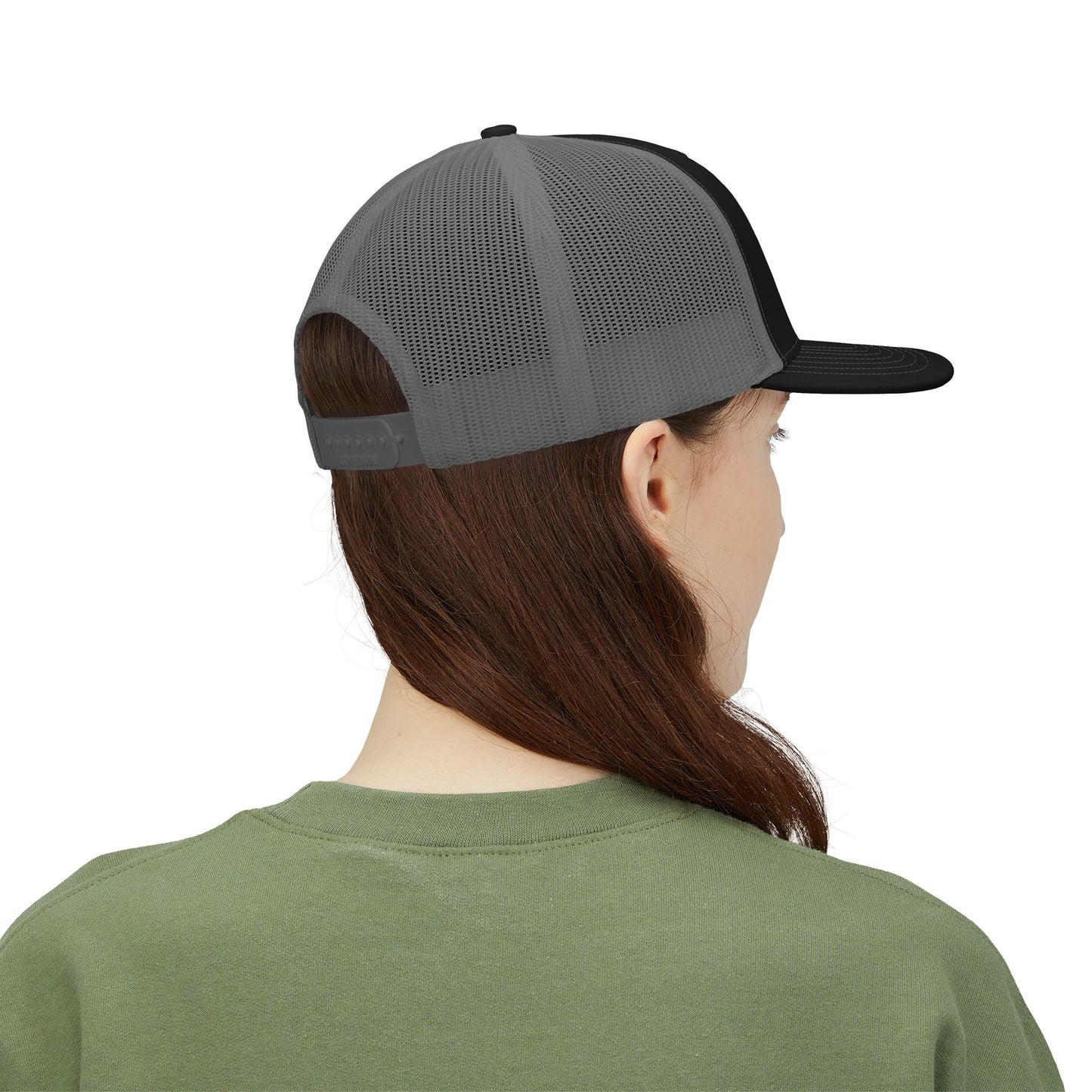 Personalized Embroidered Floral Name Trucker Cap