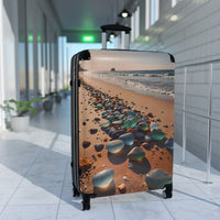 Beach Sea Glass Cabin Suitcase