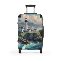 Seaside Lighthouse Cabin Suitcase