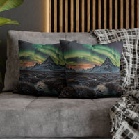 Aurora Mountain Decorative Pillowcase
