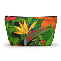Bird of Paradise & Plumeria Accessory Pouch