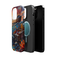Vibrant Coral Reef Dive Magnetic Tough Phone Cases