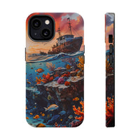 Vibrant Coral Reef Dive Magnetic Tough Phone Cases