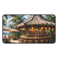 Tropical Tiki Bar Desk Mat