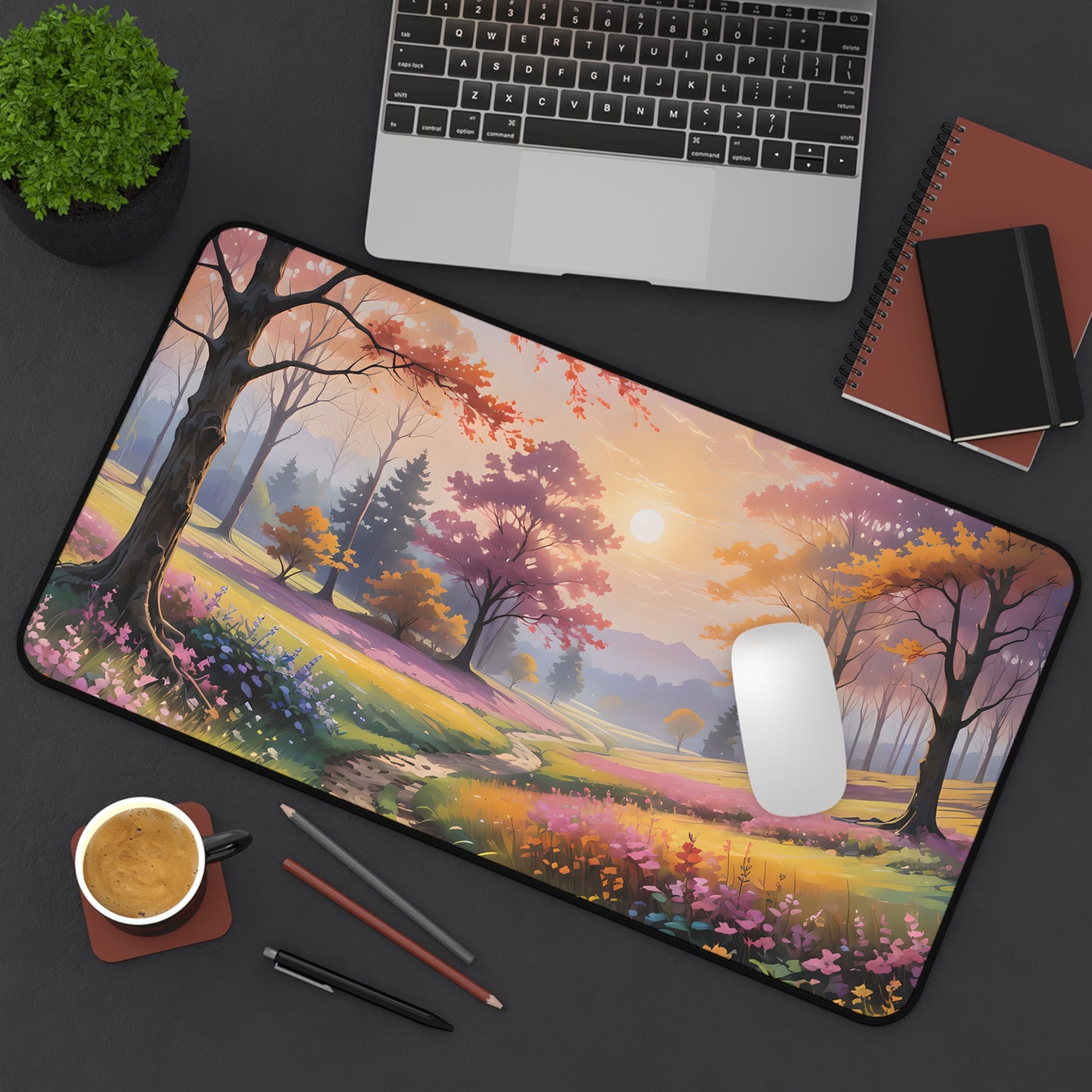 Sunrise Meadow Desk Mat