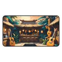 Island Tiki Bar Guitar Desk Mat