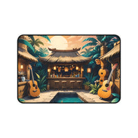 Island Tiki Bar Guitar Desk Mat