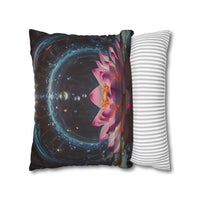 Lotus Waterdrop Decorative Pillowcase