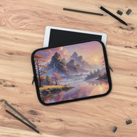 Artistic Mountain Sunset Laptop Sleeve
